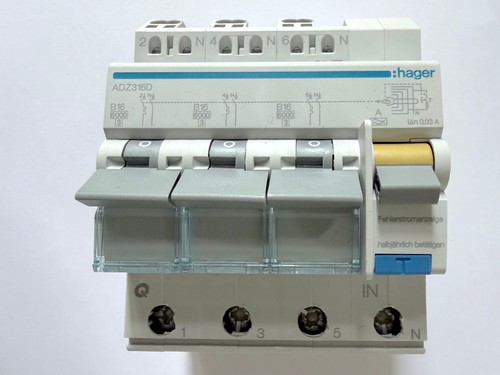 Hager adz316d schalter - adz316d, fi/ls