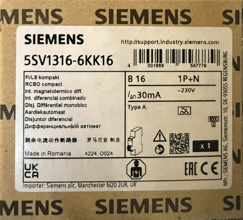 Siemens 5sv1316 6kk16 6 - siemens, 1p+n