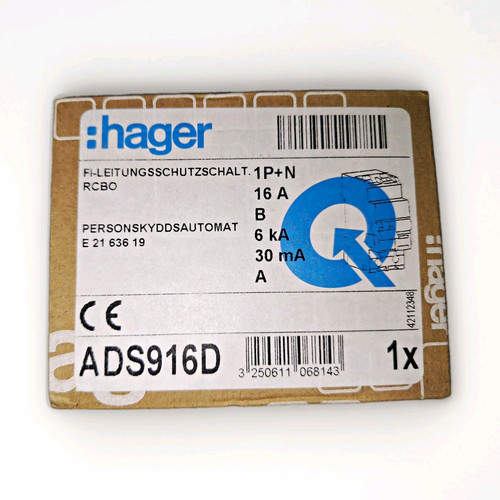 Hager schalter ads916d - fi/ls-schalter,