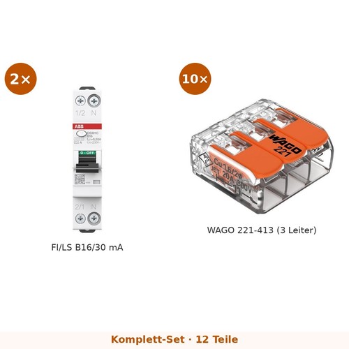 Kombi set b16 - 2×, ma