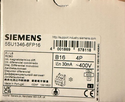 Siemens b16 6ka - 4p, a
