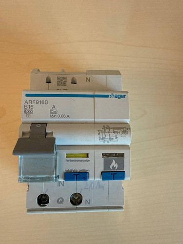 Hager arf916d afdd b16 - hager, fi/ls